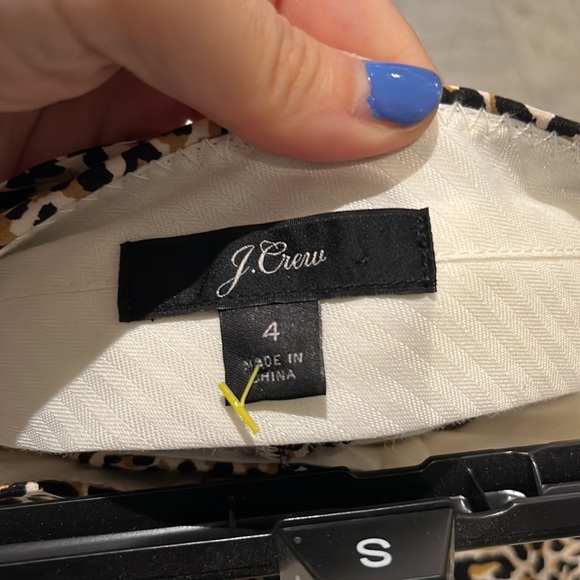 Jcrew 100% Silk Leopard Pants, Wide-leg - Picture 5 of 11